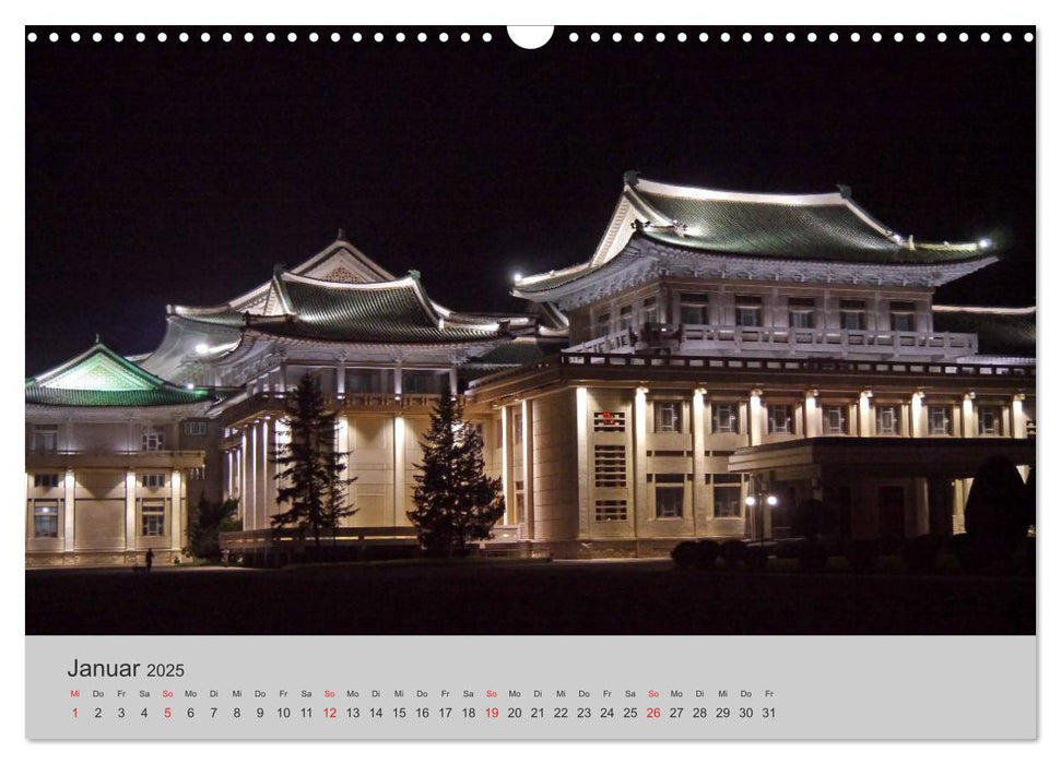 Impressionen aus Nordkorea (CALVENDO Wandkalender 2025)