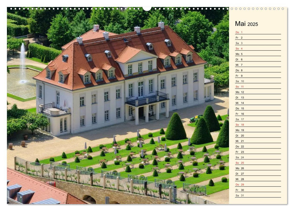 Sächsische Schlösser und Burgen (CALVENDO Wandkalender 2025)