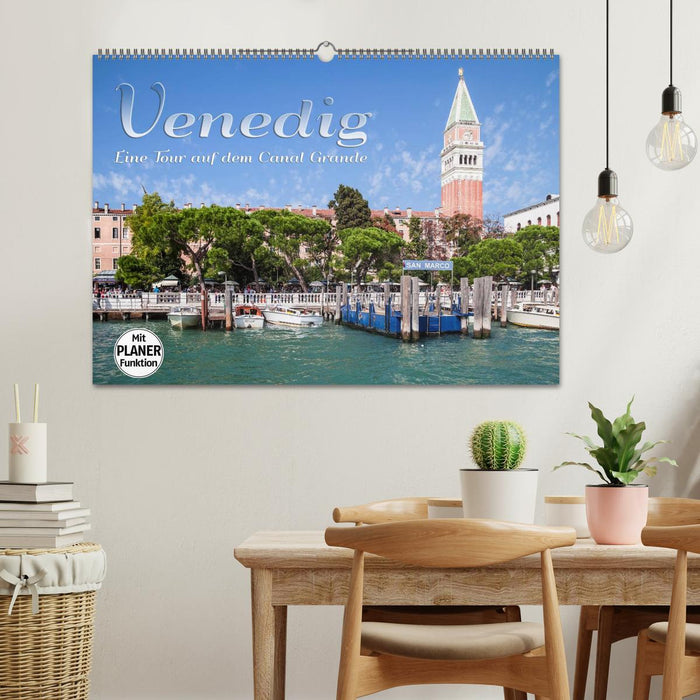 VENEDIG Eine Tour auf dem Canal Grande (CALVENDO Wandkalender 2025)