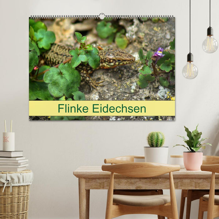 Flinke Eidechsen (CALVENDO Wandkalender 2025)