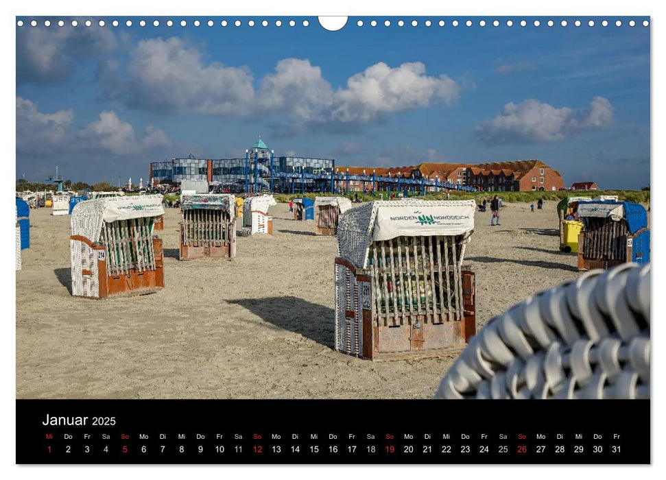 Im Norden - An der Nordsee in Deutschland (CALVENDO Wandkalender 2025)