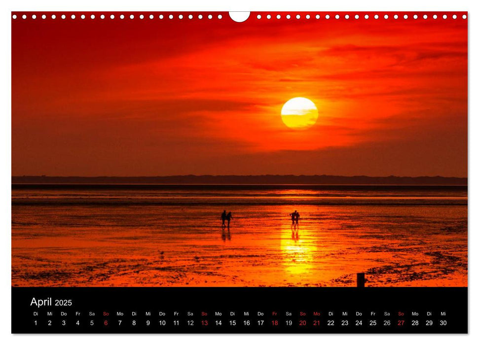 Im Norden - An der Nordsee in Deutschland (CALVENDO Wandkalender 2025)