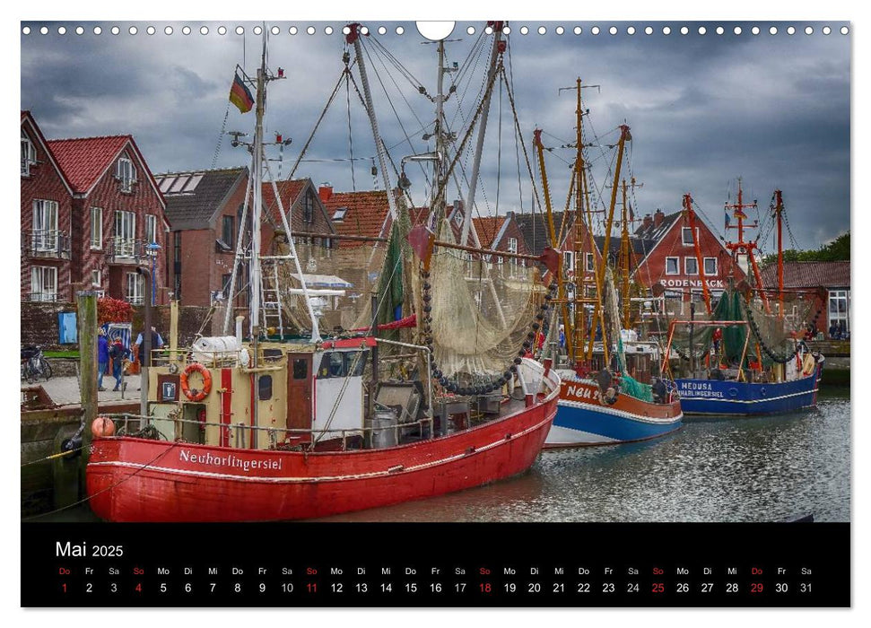 Im Norden - An der Nordsee in Deutschland (CALVENDO Wandkalender 2025)