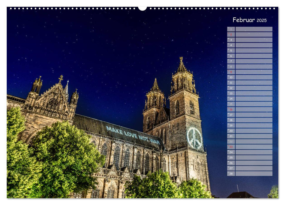 Der Magdeburger Dom 2025 (CALVENDO Wandkalender 2025)