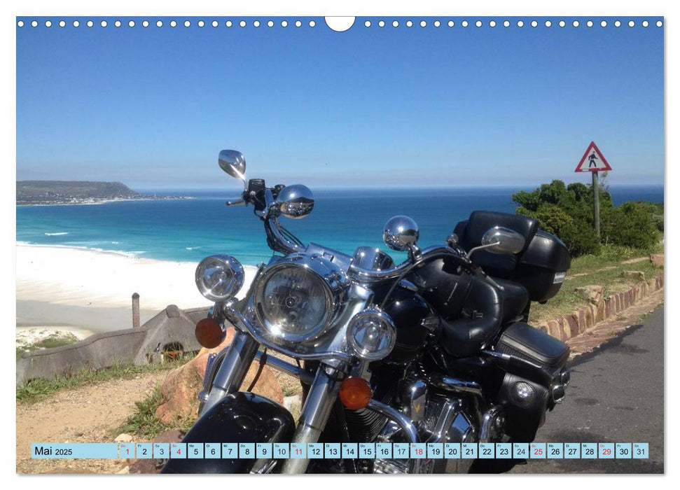 Mit Harleys am Western Cape (CALVENDO Wandkalender 2025)