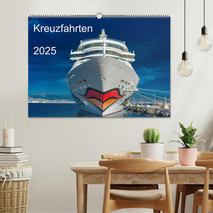 Kreuzfahrten 2025 (CALVENDO Wandkalender 2025)