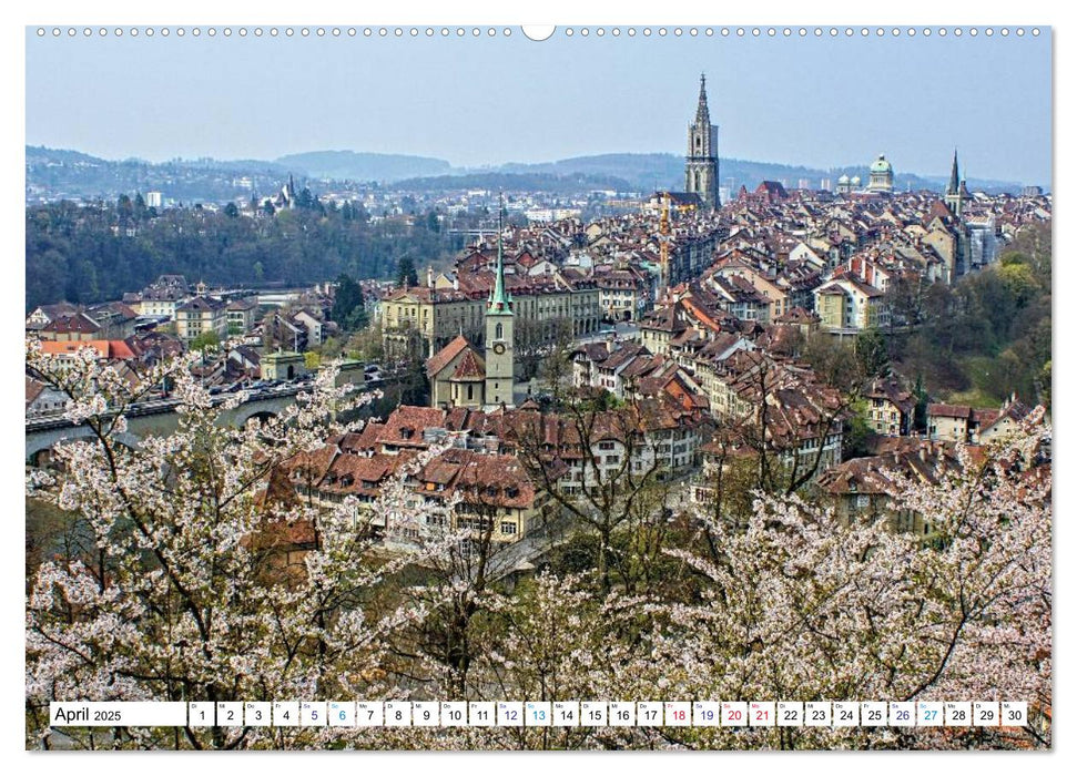 Grüezi . Landschaften in der Schweiz (CALVENDO Wandkalender 2025)