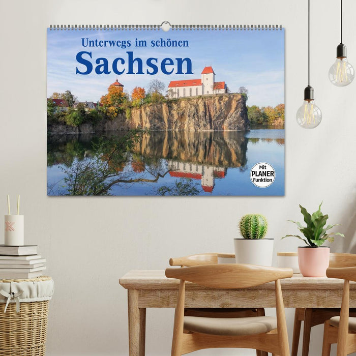 Unterwegs im schönen Sachsen (CALVENDO Wandkalender 2025)