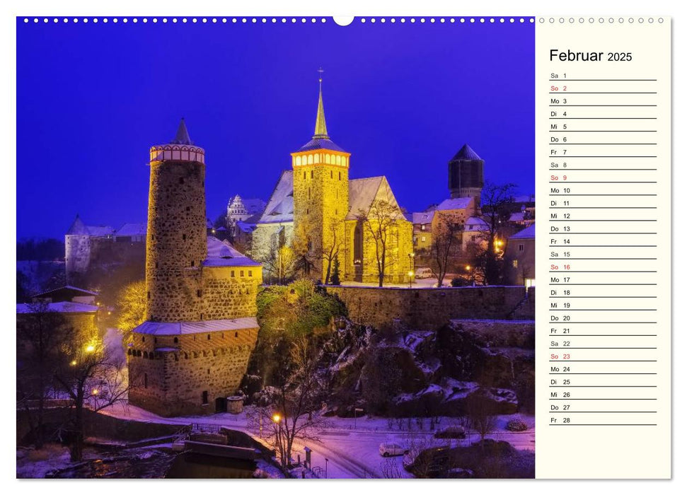 Unterwegs im schönen Sachsen (CALVENDO Wandkalender 2025)