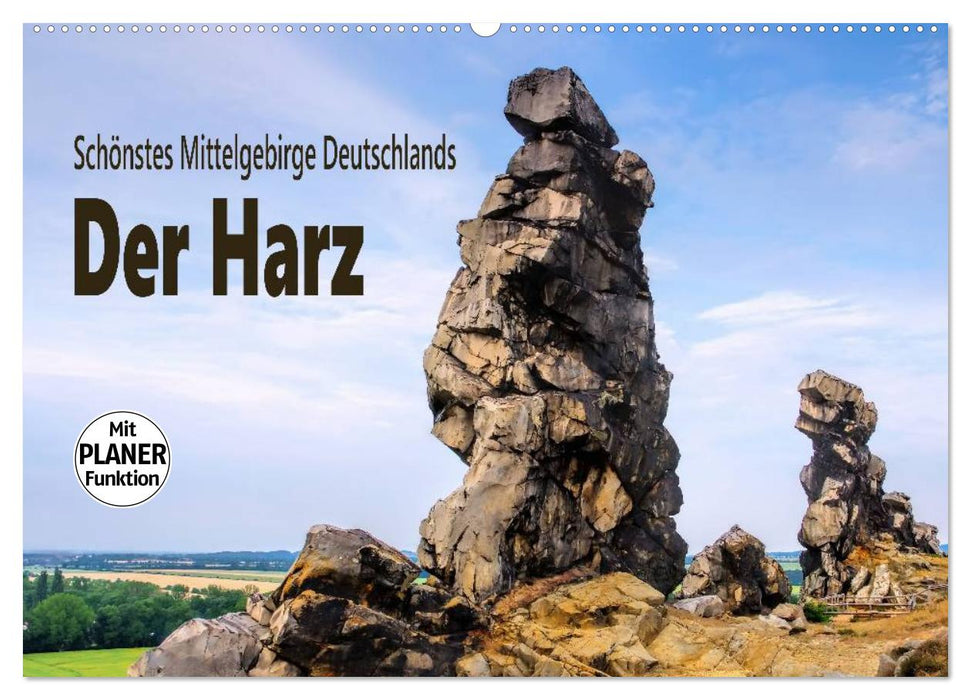 Der Harz - Schönstes Mittelgebirge Deutschlands (CALVENDO Wandkalender 2025)