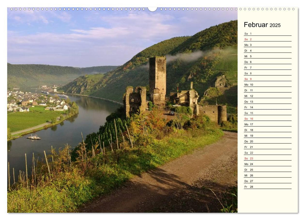 Entlang der Mosel (CALVENDO Wandkalender 2025)