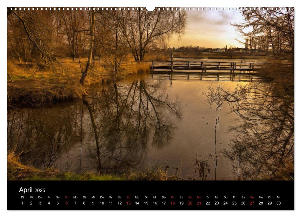 Opfermoor Vogtei am Mittelpunkt Deutschlands (CALVENDO Wandkalender 2025)