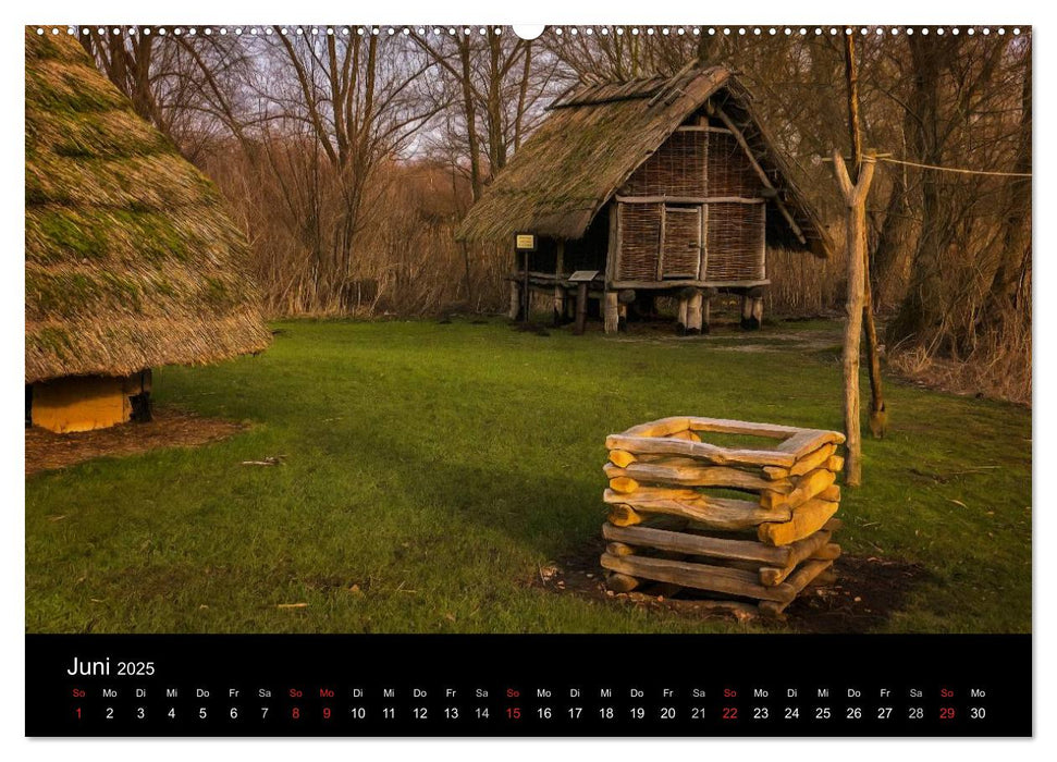 Opfermoor Vogtei am Mittelpunkt Deutschlands (CALVENDO Wandkalender 2025)