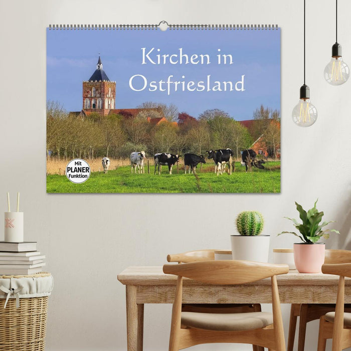 Kirchen in Ostfriesland (CALVENDO Wandkalender 2025)