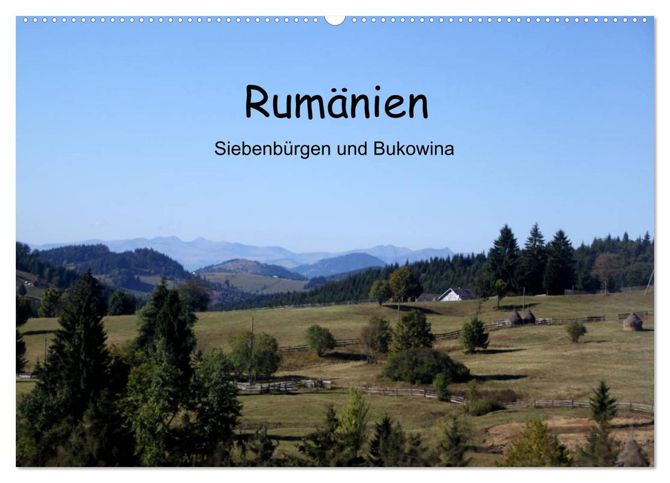 Rumänien - Siebenbürgen und Bukowina (CALVENDO Wandkalender 2025)