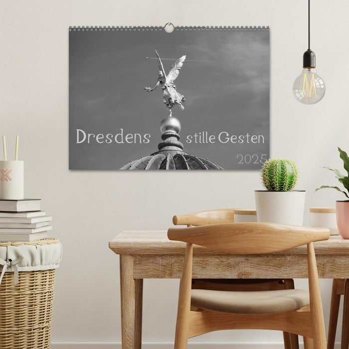 Dresdens stille Gesten (CALVENDO Wandkalender 2025)