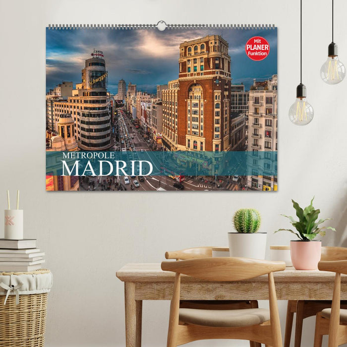 Metropole Madrid (CALVENDO Wandkalender 2025)