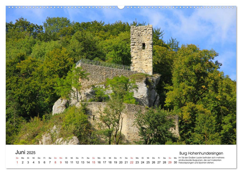 Deutschlands Burgen - besondere Burgen und schöne Schlösser (CALVENDO Wandkalender 2025)