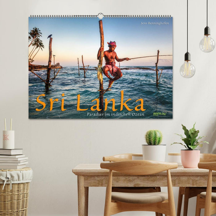 Sri Lanka - Paradies im indischen Ozean (CALVENDO Wandkalender 2025)