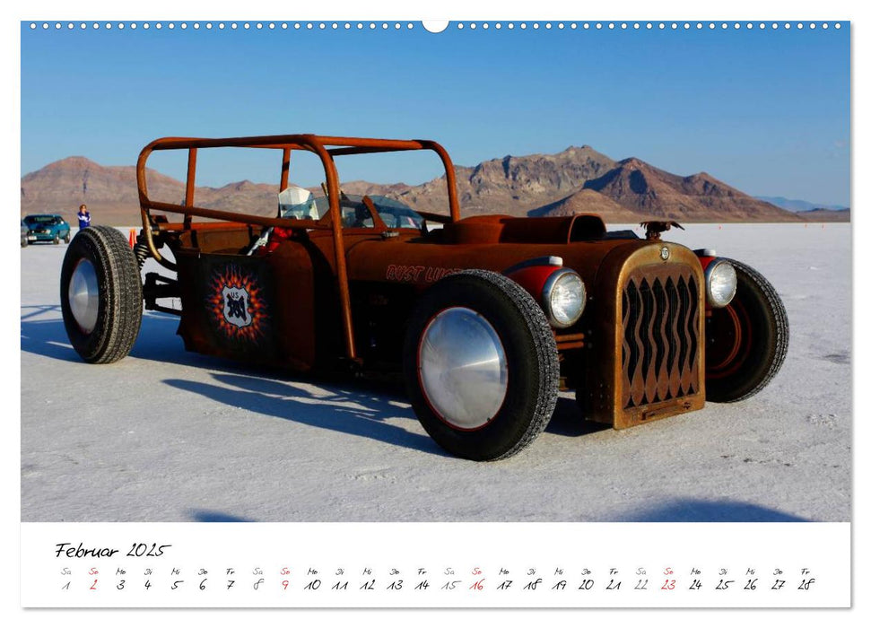 Die Welt der Rekorde - Bonneville Speedway (CALVENDO Wandkalender 2025)