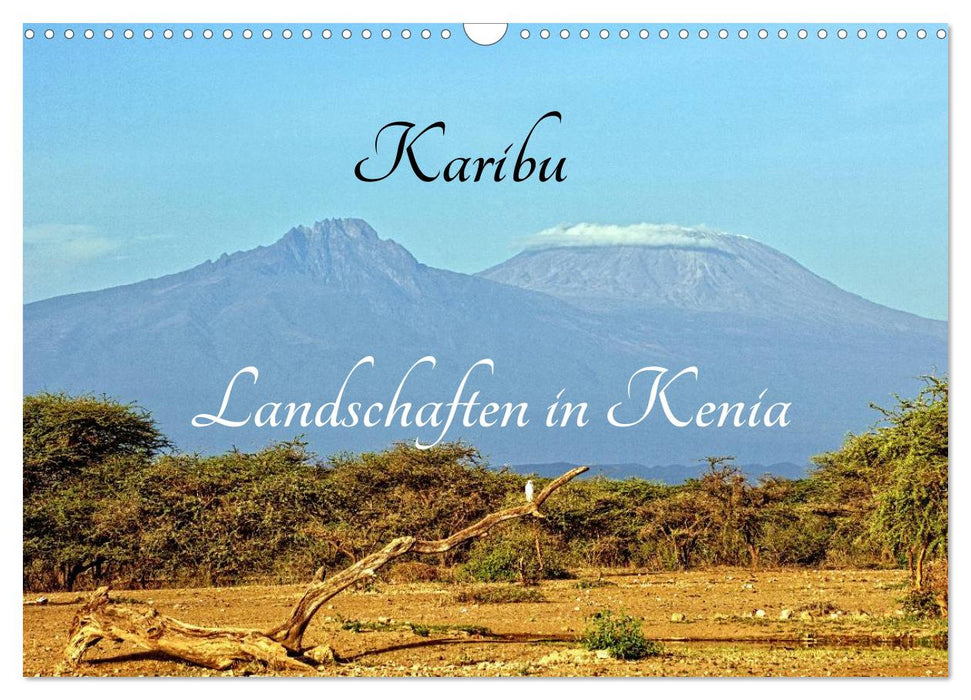 Karibu - Landschaften in Kenia (CALVENDO Wandkalender 2025)