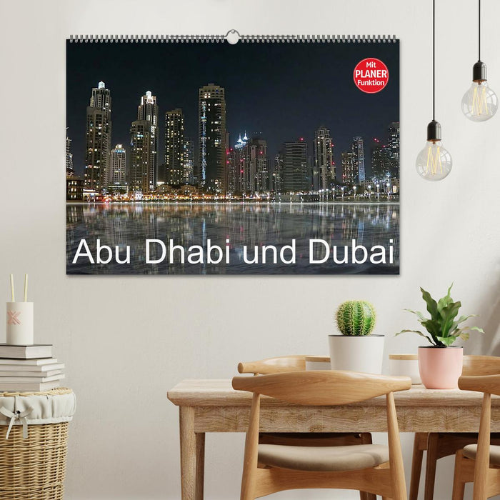 Abu Dhabi und Dubai (CALVENDO Wandkalender 2025)