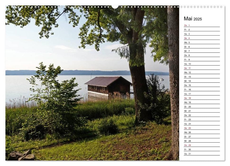 Seestärke - Der Ammersee (CALVENDO Premium Wandkalender 2025)