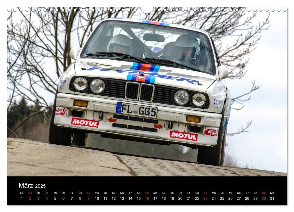 Schnell - Schneller - Rallye (CALVENDO Wandkalender 2025)