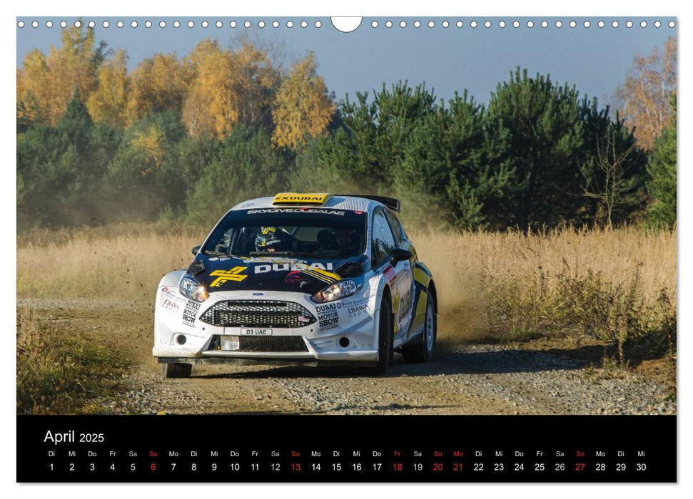 Schnell - Schneller - Rallye (CALVENDO Wandkalender 2025)