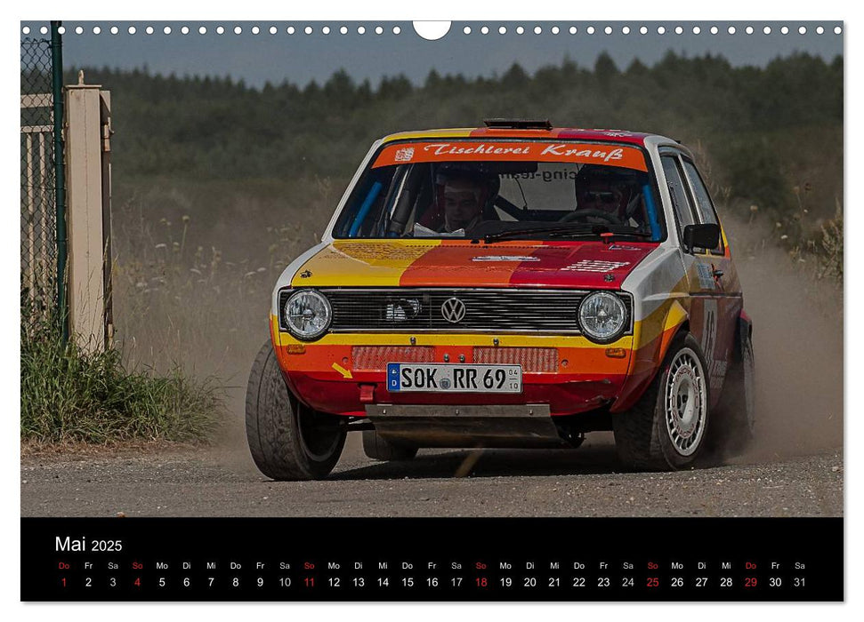 Schnell - Schneller - Rallye (CALVENDO Wandkalender 2025)