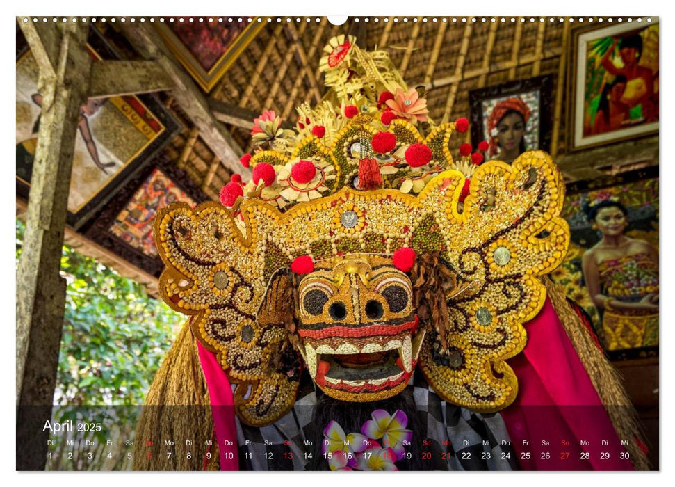 Bali - Insel der Tempel, Götter und Dämonen (CALVENDO Wandkalender 2025)