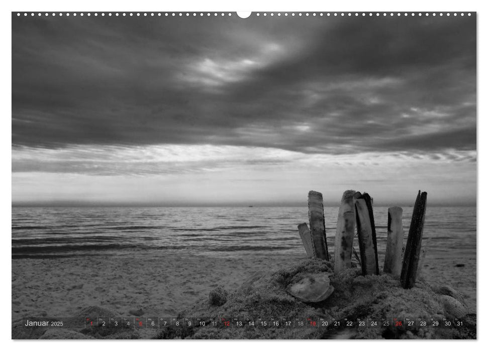 54°54'57"N 8°19'51"E SYLT (CALVENDO Wandkalender 2025)