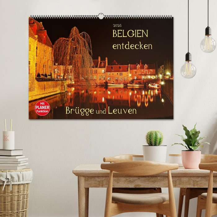 Belgien entdecken - Brügge und Leuven (CALVENDO Wandkalender 2025)