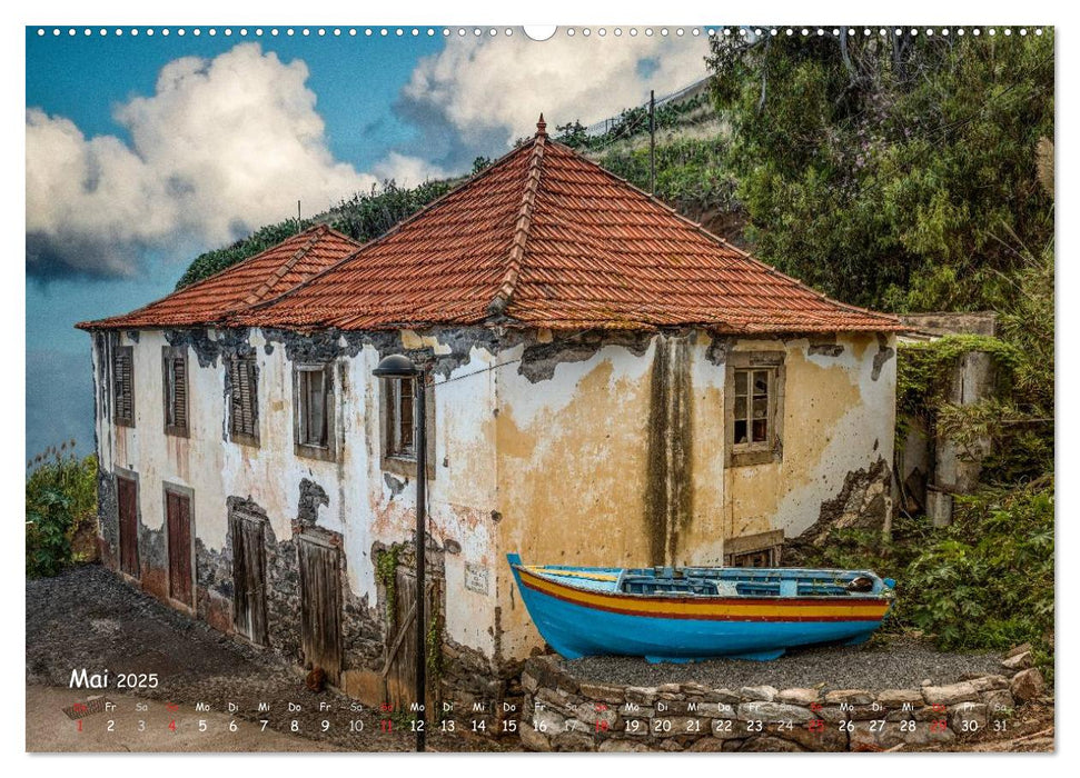 Madeira, die Insel im Atlantik (CALVENDO Wandkalender 2025)