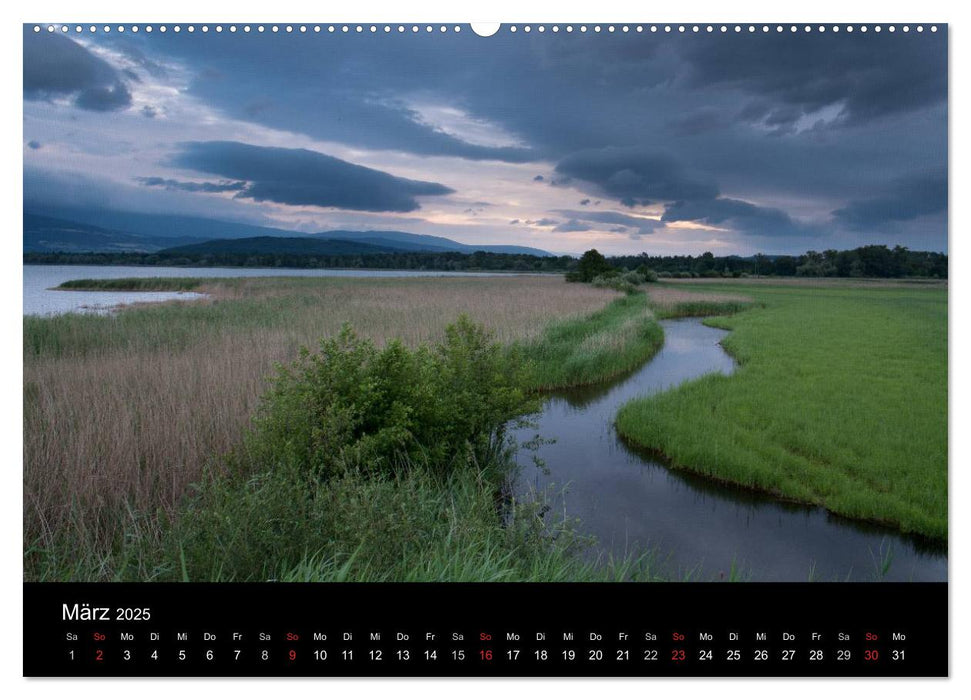 Lichtstimmungen Schweiz 2025 (CALVENDO Wandkalender 2025)