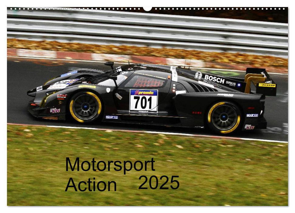 Motorsport Action 2025 (CALVENDO Wandkalender 2025)