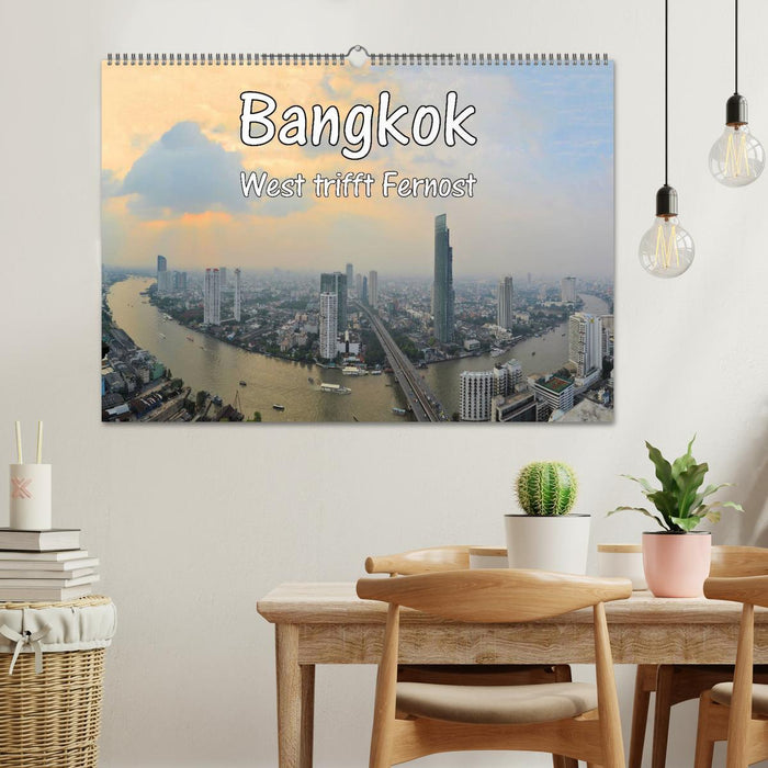 Bangkok: West trifft Fernost (CALVENDO Wandkalender 2025)