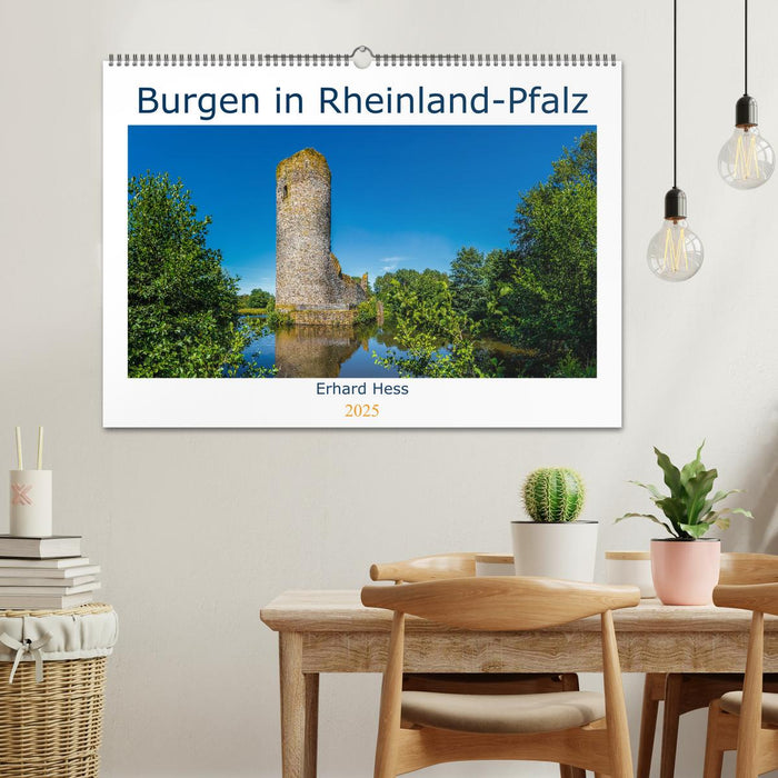 Burgen in Rheinland-Pfalz (CALVENDO Wandkalender 2025)