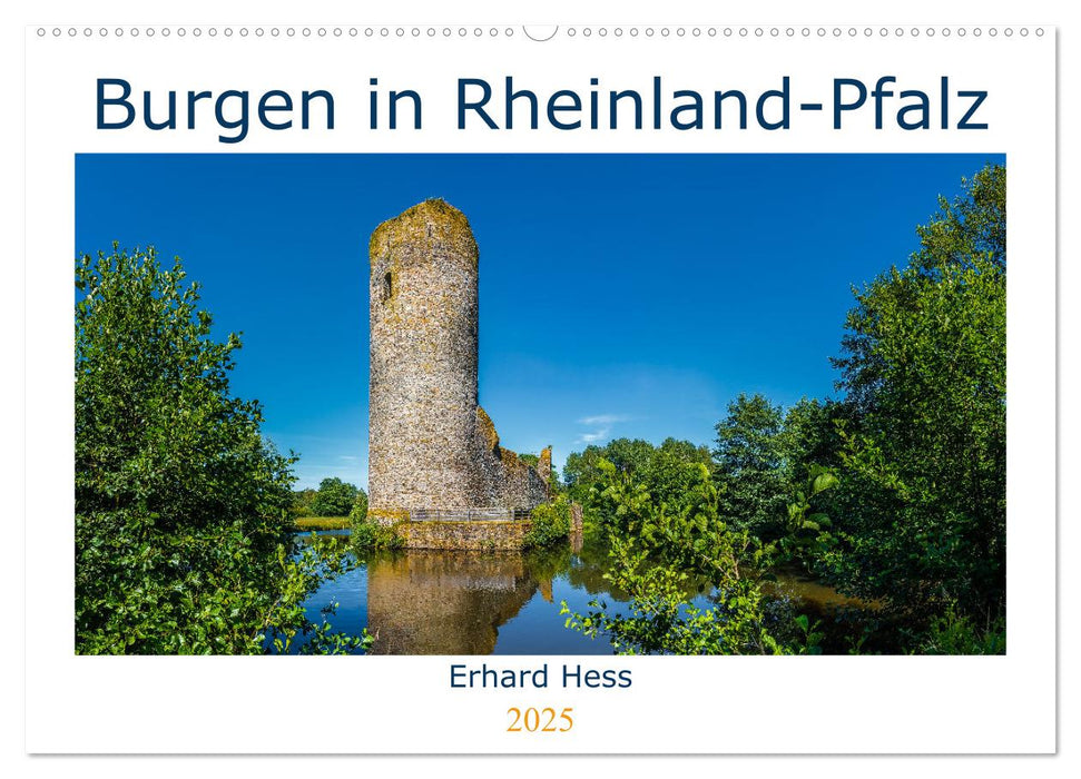 Burgen in Rheinland-Pfalz (CALVENDO Wandkalender 2025)