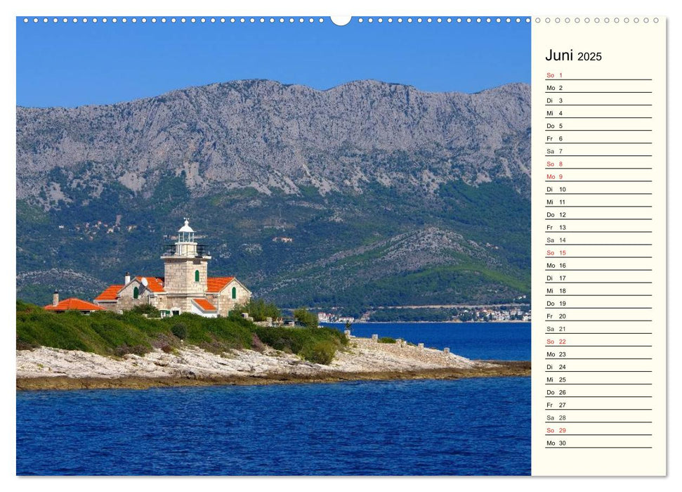 Hvar - Die Sonneninsel Kroatiens (CALVENDO Wandkalender 2025)