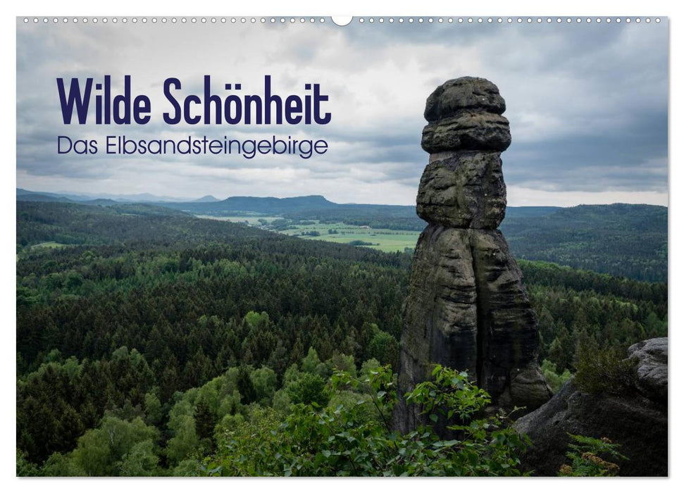 Wilde Schönheit - Das Elbsandsteingebirge (CALVENDO Wandkalender 2025)