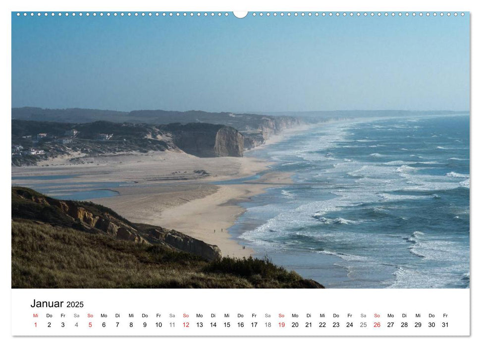 Foto-Momente Portugal - Felsen, Sand und Meer (CALVENDO Wandkalender 2025)