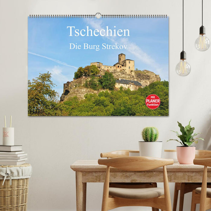 Tschechien - Die Burg Strekov (CALVENDO Wandkalender 2025)