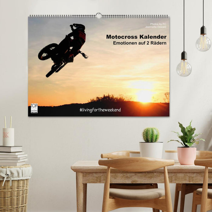 Motocross Kalender - Emotionen auf 2 Rädern (CALVENDO Wandkalender 2025)