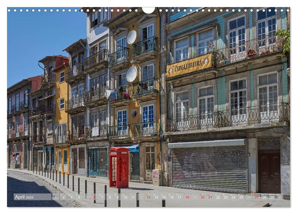 Farbenfrohes Porto (CALVENDO Wandkalender 2025)