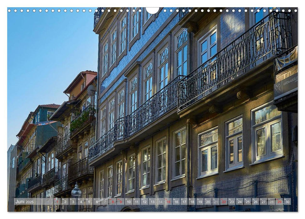 Farbenfrohes Porto (CALVENDO Wandkalender 2025)