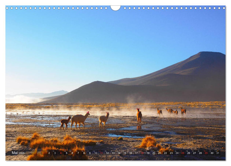 Peru und Bolivien - Traumlandschaften (CALVENDO Wandkalender 2025)