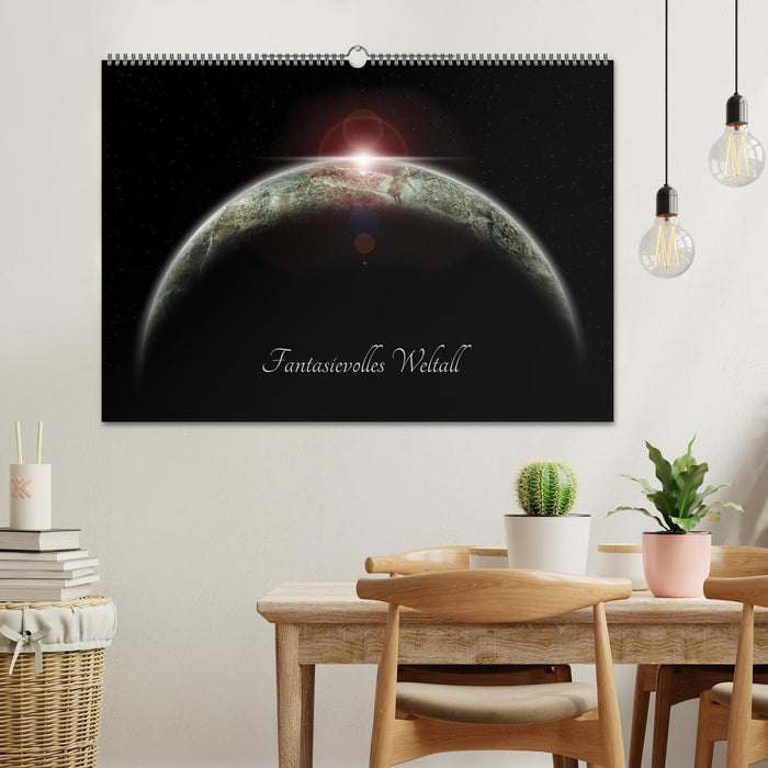 Fantasievolles Weltall (CALVENDO Wandkalender 2025)