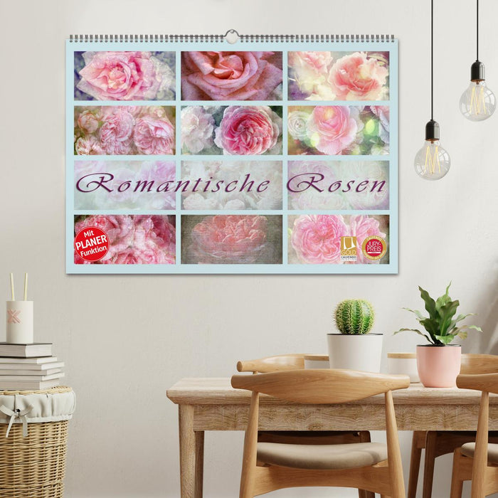 Romantische Rosen (CALVENDO Wandkalender 2025)