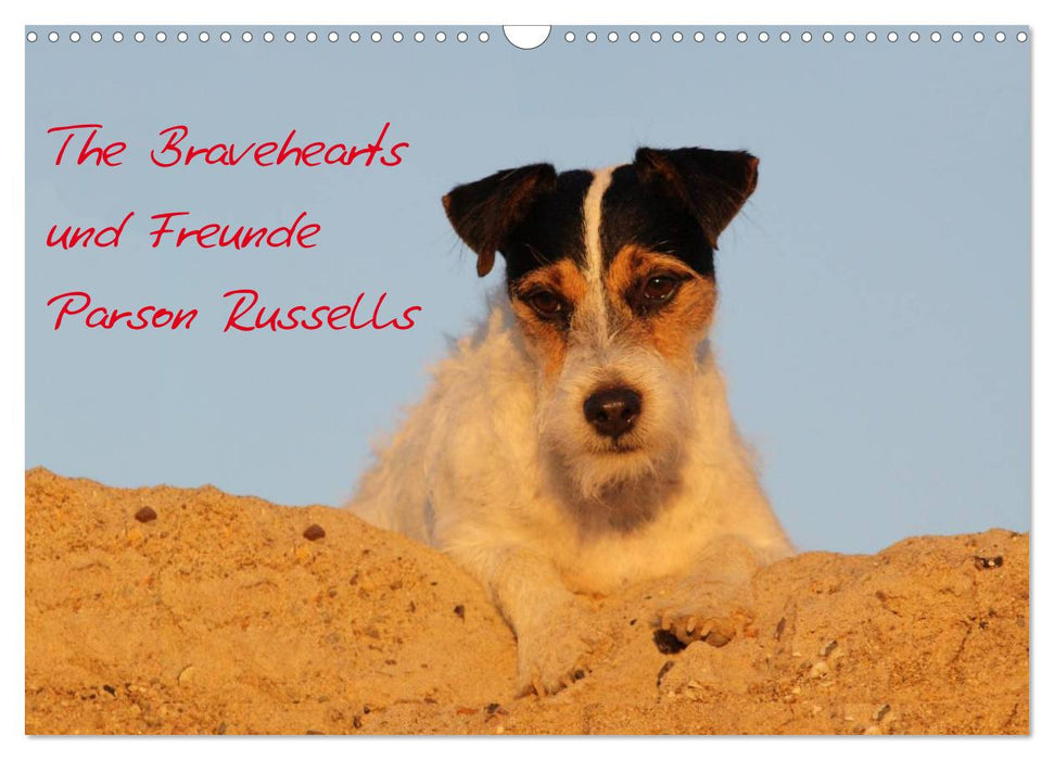 The Bravehearts und Freunde - Parson Russells (CALVENDO Wandkalender 2025)